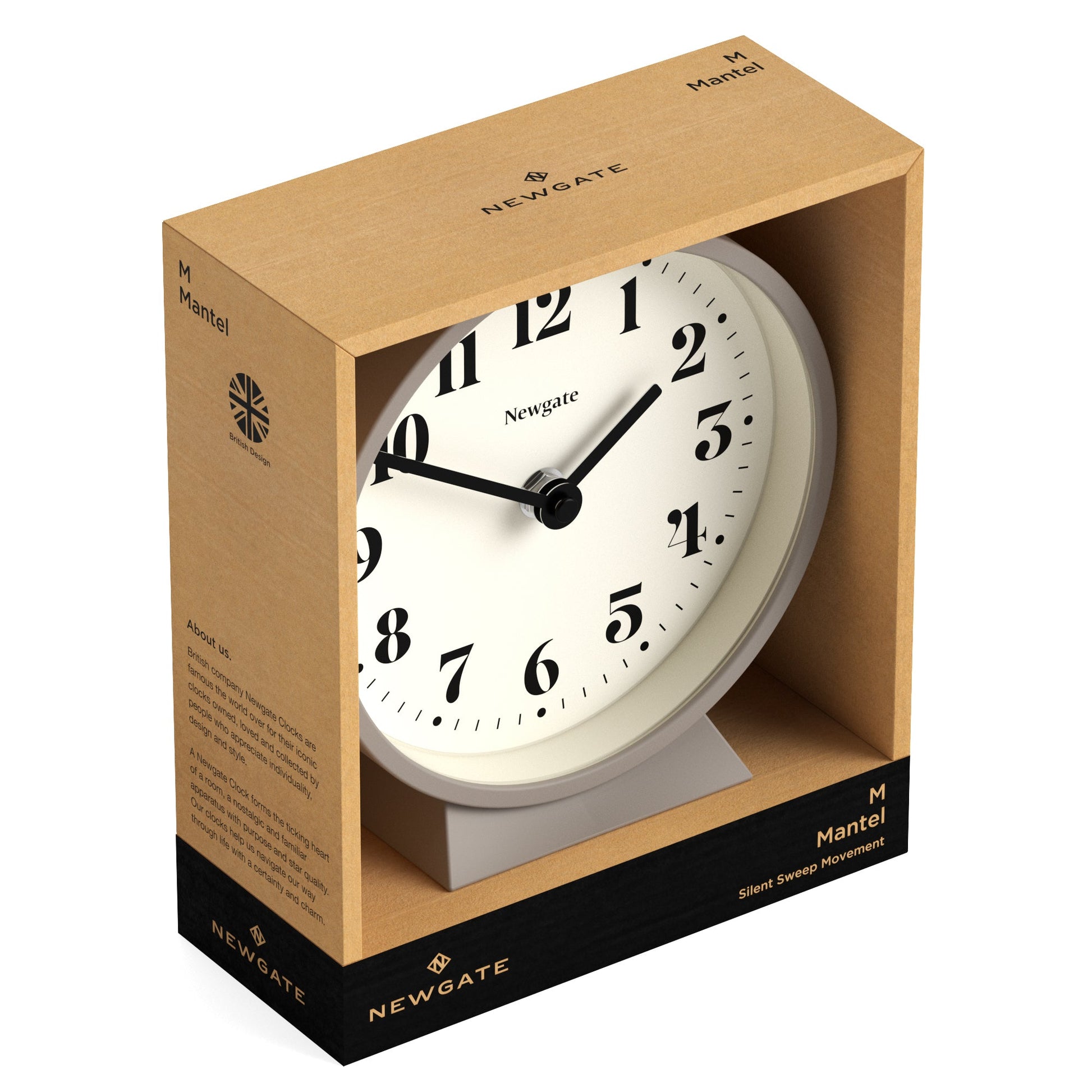 Newgate Theatre Mantel Clock Stone*-Newgate-Mood