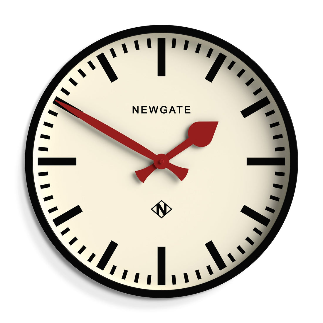 Newgate Universal Wall Clock Railway Dial Black-Newgate-Mood