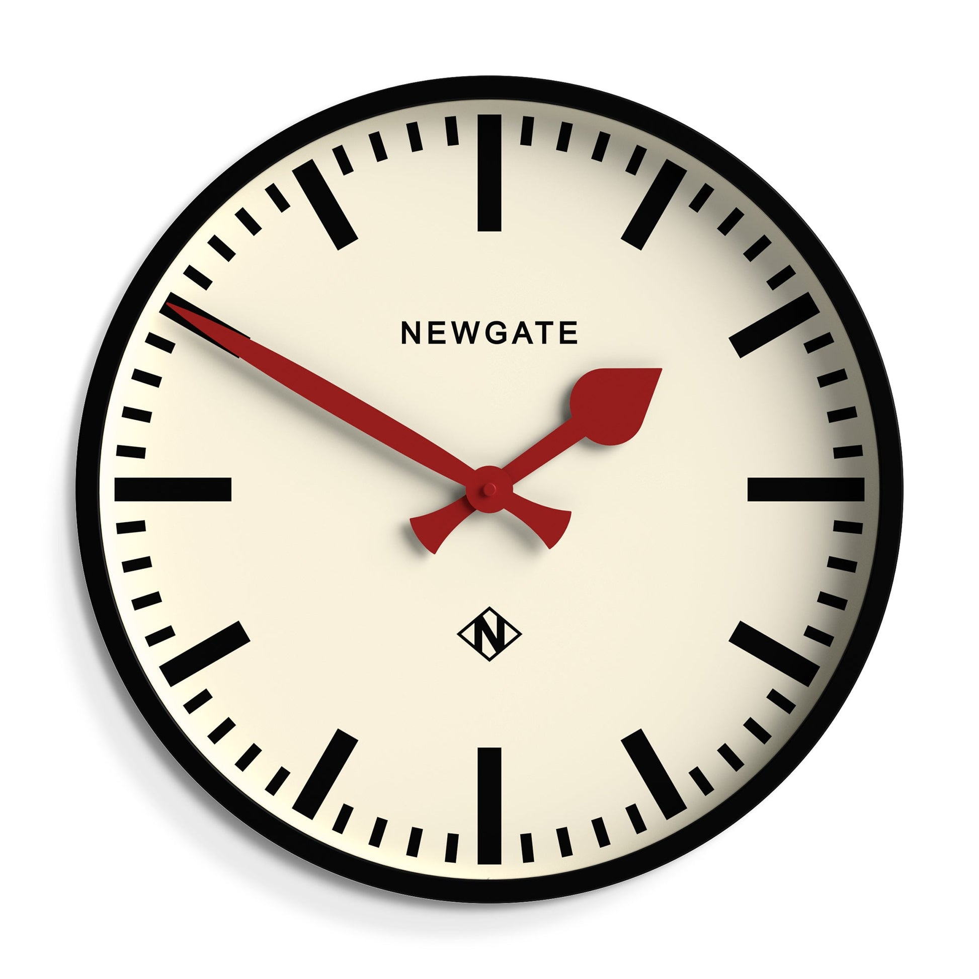 Newgate Universal Wall Clock Railway Dial Black-Newgate-Mood
