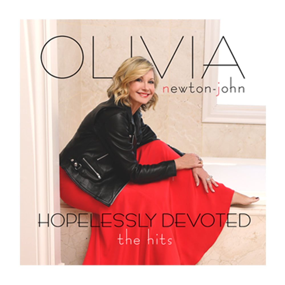 Olivia Newton John Hopelessly Devoted - The Hits CD Framed Album Art-CD Art-Mood
