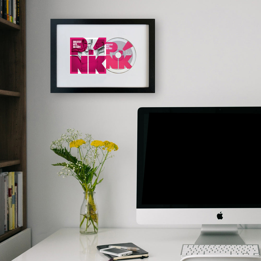 P!Nk-Greatest Hits...So Far!!! CD Framed Album Art-CD Art-Mood