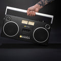 We Are Rewind Getto Blaster Cassette Player & Recorder - Curtis, Black-We Are Rewind-Mood