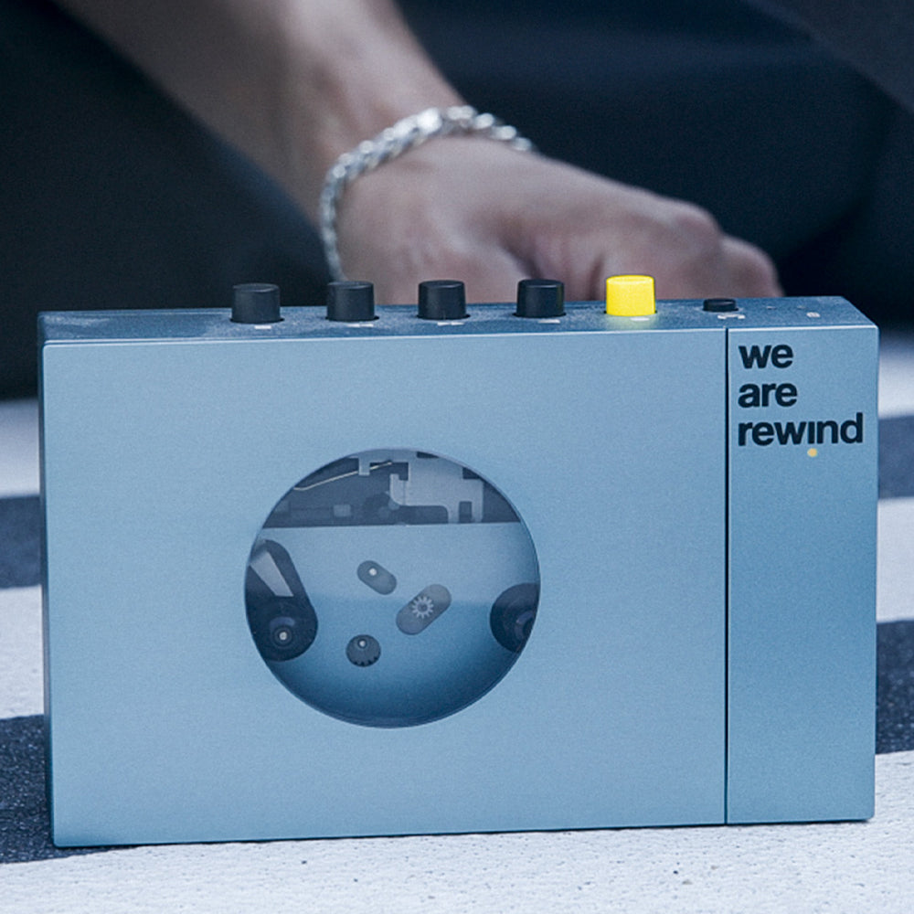 We Are Rewind Portable Cassette Player & Recorder - Kurt, Blue-We Are Rewind-Mood