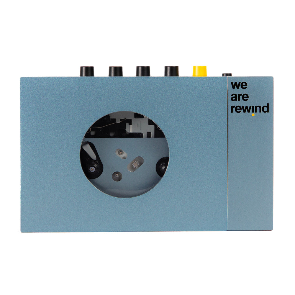 We Are Rewind Portable Cassette Player & Recorder - Kurt, Blue-We Are Rewind-Mood