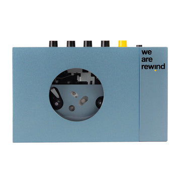 We Are Rewind Portable Cassette Player & Recorder - Kurt, Blue-We Are Rewind-Mood