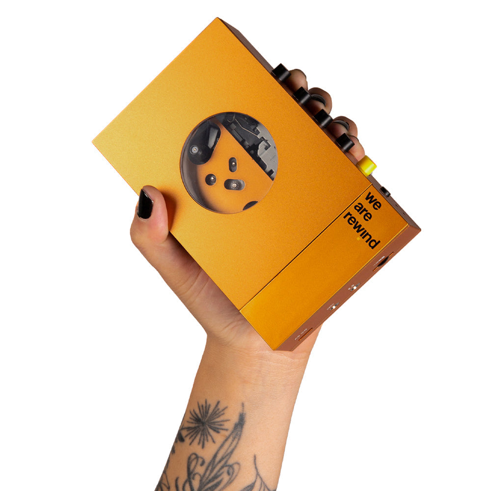 We Are Rewind Portable Cassette Player & Recorder - Serge, Orange-We Are Rewind-Mood