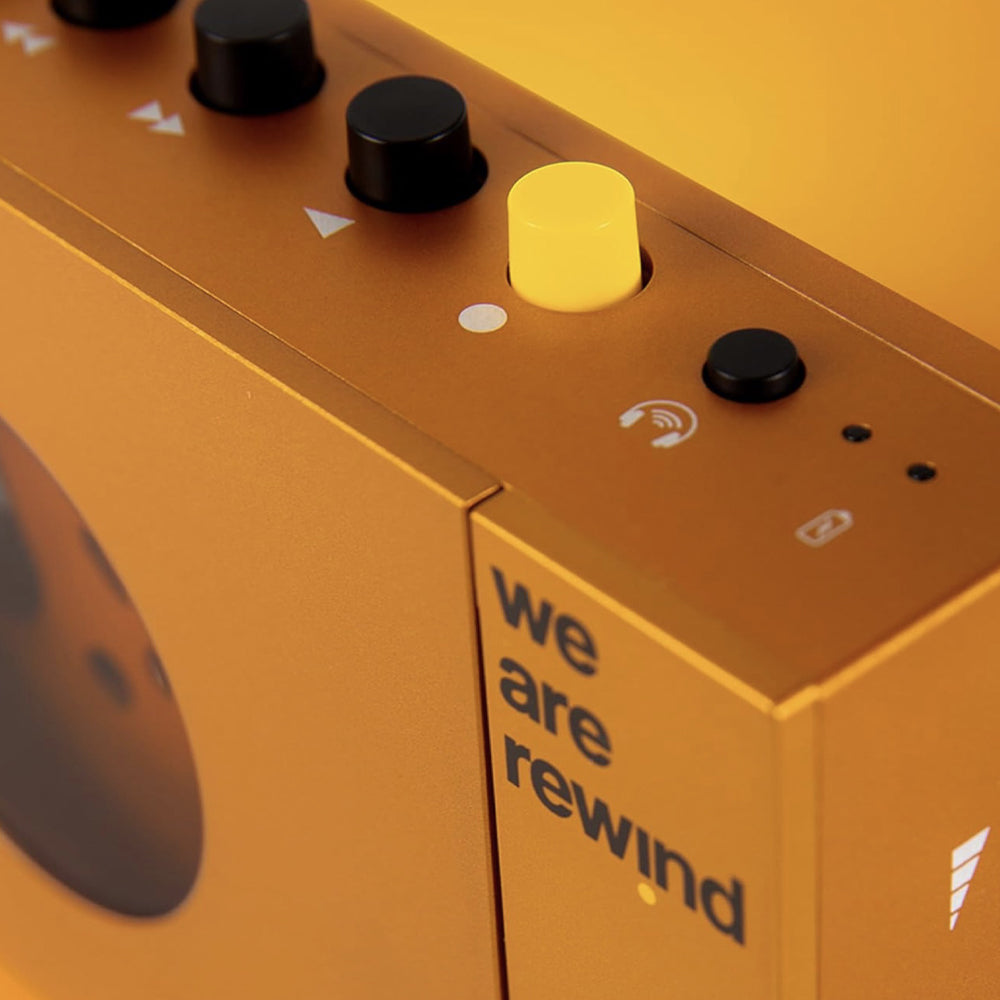 We Are Rewind Portable Cassette Player & Recorder - Serge, Orange-We Are Rewind-Mood