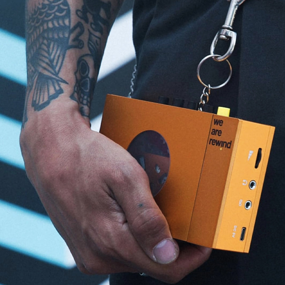 We Are Rewind Portable Cassette Player & Recorder - Serge, Orange-We Are Rewind-Mood