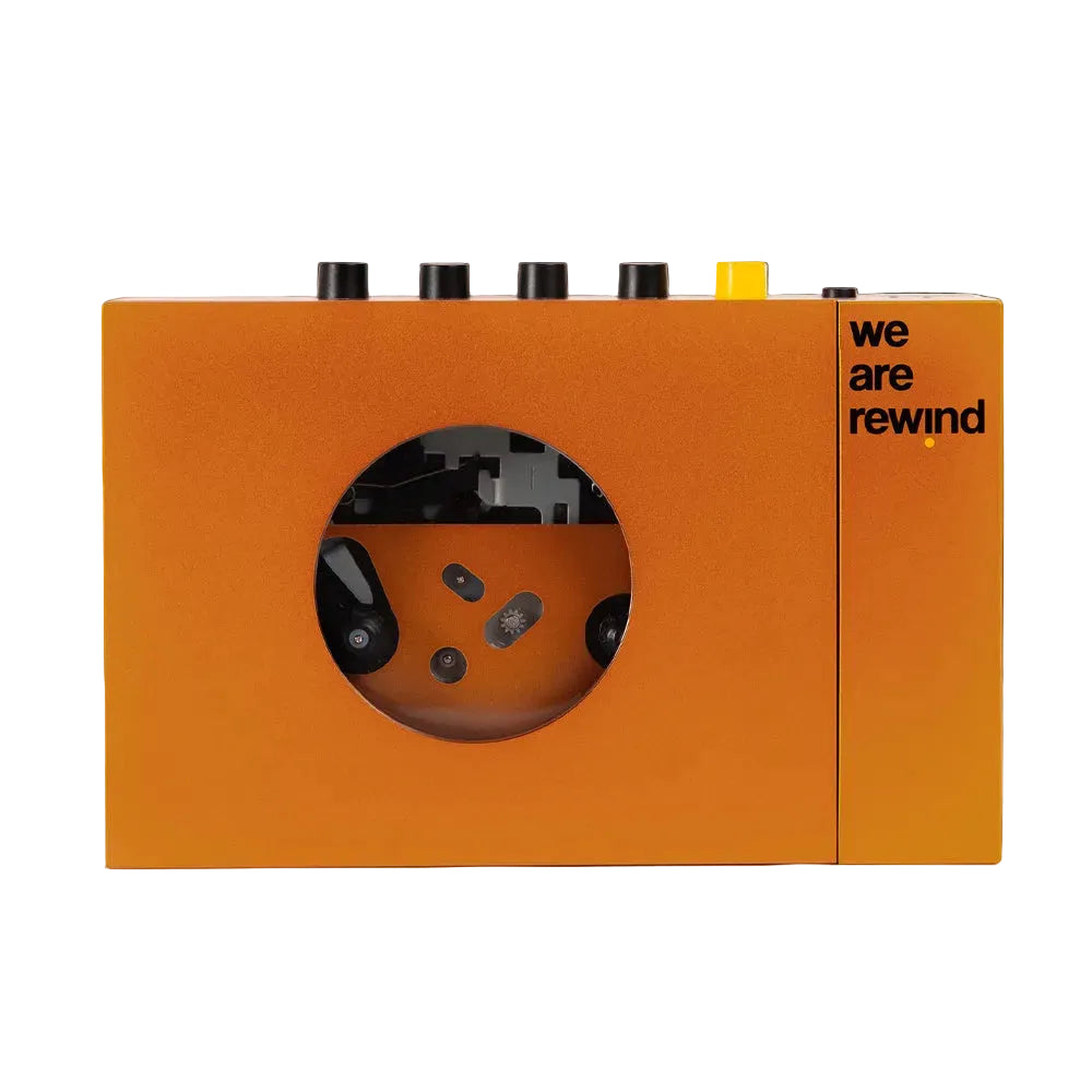We Are Rewind Portable Cassette Player & Recorder - Serge, Orange-We Are Rewind-Mood