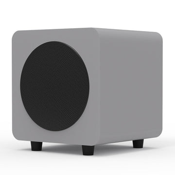 Limited Edition - Kanto SUB6 200W 6" Sealed Powered Subwoofer, Matte Grey