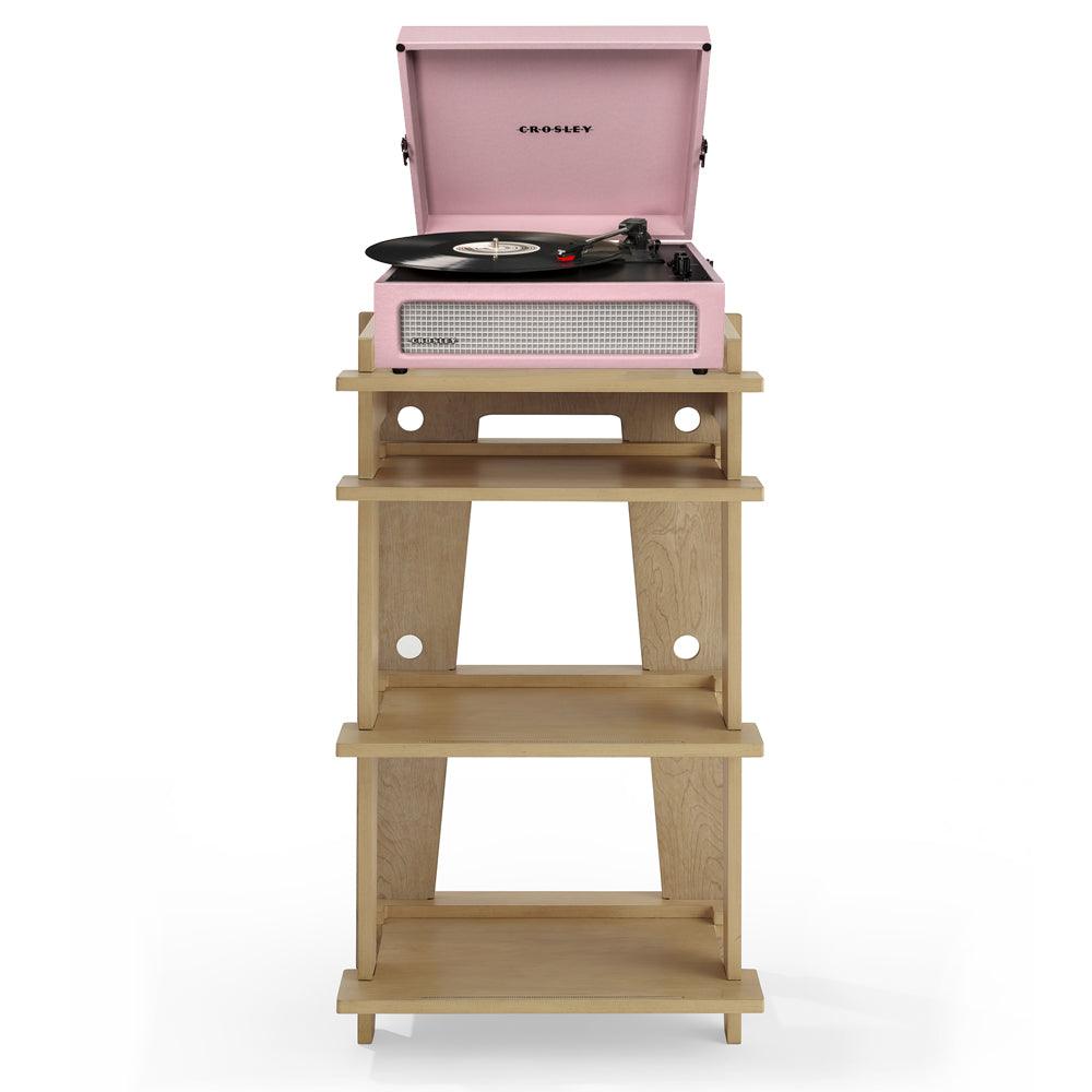 Crosley Voyager Bluetooth Portable Turntable + Crosley SOHO Stand Bundle - Amethyst*-Crosley-Mood