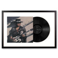 Framed Stevie Ray Vaughan Texas Food Vinyl Album Art-Vinyl Art-Mood